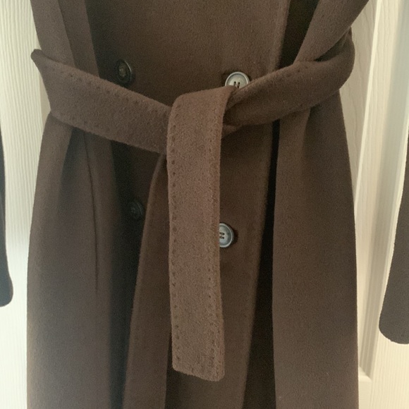MaxMara Manuela Coat, Lana Cashmere Wool full Length, versatile neck, Size 8 - Picture 2 of 16